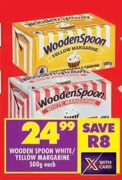 Shoprite Wooden Spoon White/Yellow Margarine offer