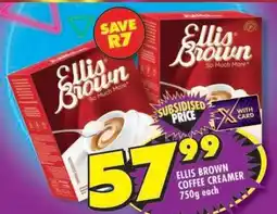 Shoprite ELLIS BROWN COFFEE CREAMER 750g each offer