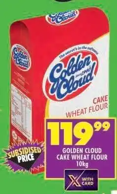 Shoprite Golden Cloud Cake Wheat Flour 10kg offer