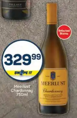 Pick n Pay Meerlust Chardonnay 750ml offer