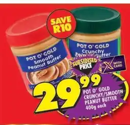 Shoprite POT O' GOLD CRUNCHY/SMOOTH PEANUT BUTTER offer