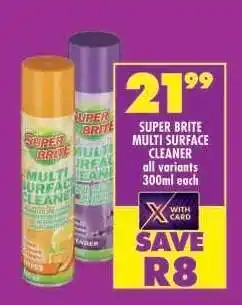 Shoprite SUPER BRITE MULTI SURFACE CLEANER offer