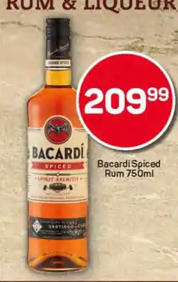 Pick n Pay Bacardi Spiced Rum 750ml offer