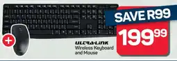 Pick n Pay Hypermarket Ultra-Link Wireless Keyboard and Mouse offer