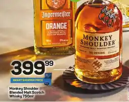 Pick n Pay Monkey Shoulder Blended Malt Scotch Whisky 750ml offer