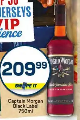 Pick n Pay Captain Morgan Black Label 750ml offer