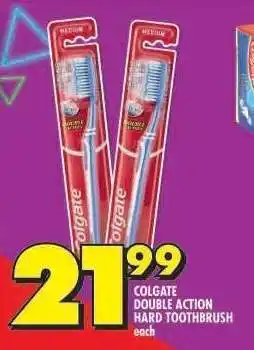 Shoprite COLGATE DOUBLE ACTION HARD TOOTHBRUSH offer