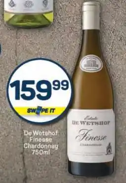 Pick n Pay De Wetshof Finesse Chardonnay 750ml offer