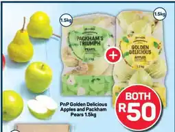 Pick n Pay PnP Golden Delicious Apples and Packham Pears 1.5kg offer