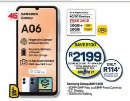 Pick n Pay Samsung Galaxy A06 64GB offer