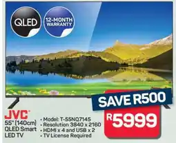 Pick n Pay Hypermarket JVC 55 (140cm) QLED Smart LED TV offer