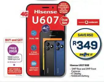 Pick n Pay Hisense U607 8GB offer