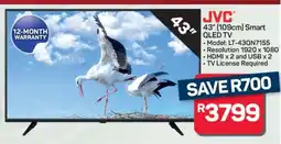 Pick n Pay Hypermarket JVC 43 (109cm) Smart QLED TV offer