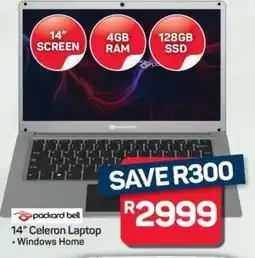Pick n Pay Hypermarket Packard Bell 14 Celeron Laptop offer