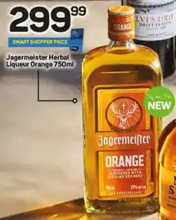 Pick n Pay Jagermeister Herbal Liqueur Orange 750ml offer