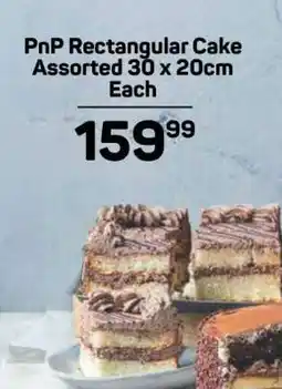 Pick n Pay PnP Rectangular Cake Assorted 30 x 20cm Each offer