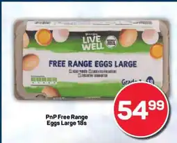 Pick n Pay PnP Free Range Eggs Large 18s offer