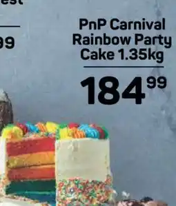 Pick n Pay PnP Carnival Rainbow Party Cake 1.35kg offer