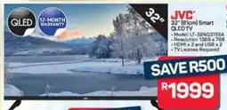 Pick n Pay Hypermarket JVC 32" 81cm Smart QLED TV offer