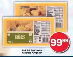 Pick n Pay PnP Full Fat Cheese Assorted 700g Each offer