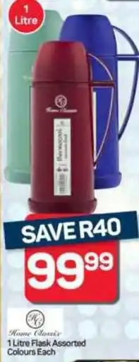 Pick n Pay Hypermarket Home Classix Flask Assorted Colours Each offer