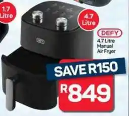 Pick n Pay Hypermarket DEFY Manual Air Fryer offer