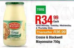 Take 'n Pay Crosse & Blackwell Mayonnaise offer