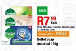 Take 'n Pay Dettol Soap Assorted offer