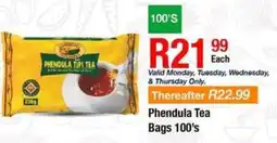 Take 'n Pay Phendula Tea Bags offer