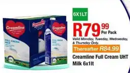 Take 'n Pay Creamline Full Cream UHT Milk offer