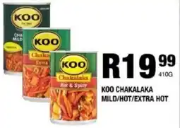 Take 'n Pay Koo chakalaka mild/ hot/ extra hot offer