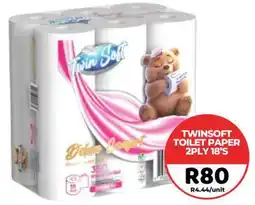 1UP Twinsoft toilet paper 2ply offer