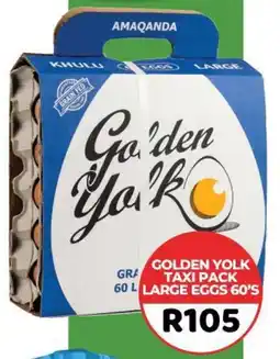 1UP Golden yolk taxi pack large eggs offer
