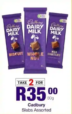 Take 'n Pay Cadbury Slabs Assorted offer
