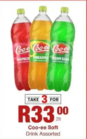 Take 'n Pay Coo-ee Soft Drink Assorted offer