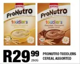 Take 'n Pay Pronutro toddlers cereal assorted offer
