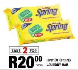 Take 'n Pay Hint of spring laundry bar offer