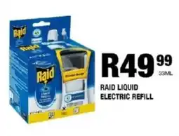 Take 'n Pay Raid liquid electric refill offer