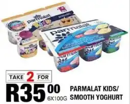Take 'n Pay Parmalat kids/ smooth yoghurt offer