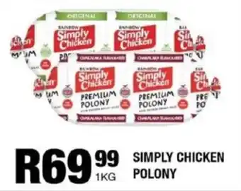 Take 'n Pay Simply chicken polony offer