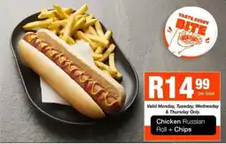 Take 'n Pay Chicken Russian Roll + Chips offer