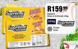 Take 'n Pay Supreme Strips or Schnitzels offer
