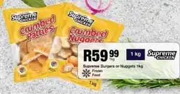 Take 'n Pay Supreme Burgers or Nuggets offer