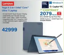 Incredible Connection Lenovo Yoga 9 2-in-1 Intel Core Ultra 7 Laptop offer