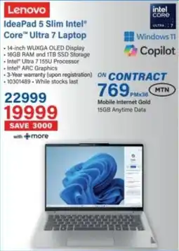 Incredible Connection Lenovo IdeaPad 5 Slim Intel Core Ultra 7 Laptop offer
