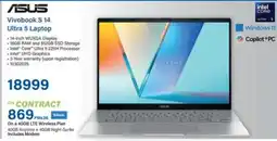Incredible Connection ASUS Vivobook S 14 Ultra 5 Laptop offer