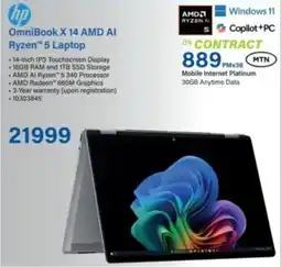 Incredible Connection HP OmniBook X 14 AMD AI Ryzen 5 Laptop offer