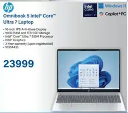 Incredible Connection HP Omnibook 5 Intel Core Ultra 7 Laptop offer