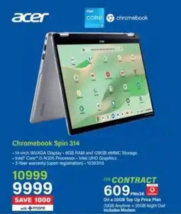 Incredible Connection Acer Chromebook Spin 314 offer