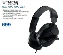 Incredible Connection Turtle Beach 70X/ 70P/ 70PC 2024 offer